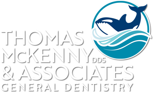Thomas McKenny, DDS & Associates Logo With White Text And Shadow Larger